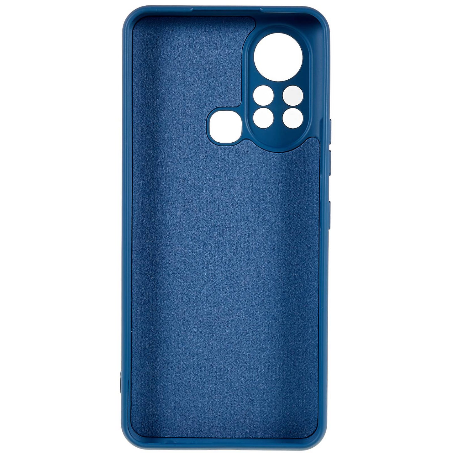 For Infinix Hot 11s 2.0MM TPU Phone Case Liquid Silicone Texture Feeling Arc Edge Cell Phone Back Cover