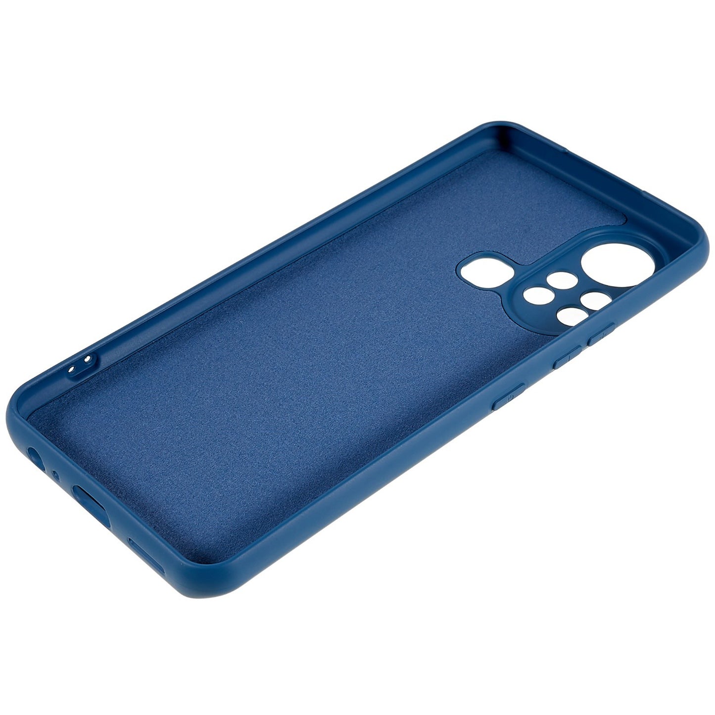 For Infinix Hot 11s 2.0MM TPU Phone Case Liquid Silicone Texture Feeling Arc Edge Cell Phone Back Cover