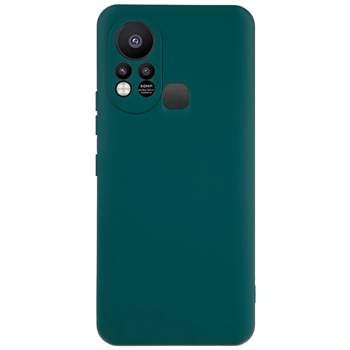 For Infinix Hot 11s 2.0MM TPU Phone Case Liquid Silicone Texture Feeling Arc Edge Cell Phone Back Cover