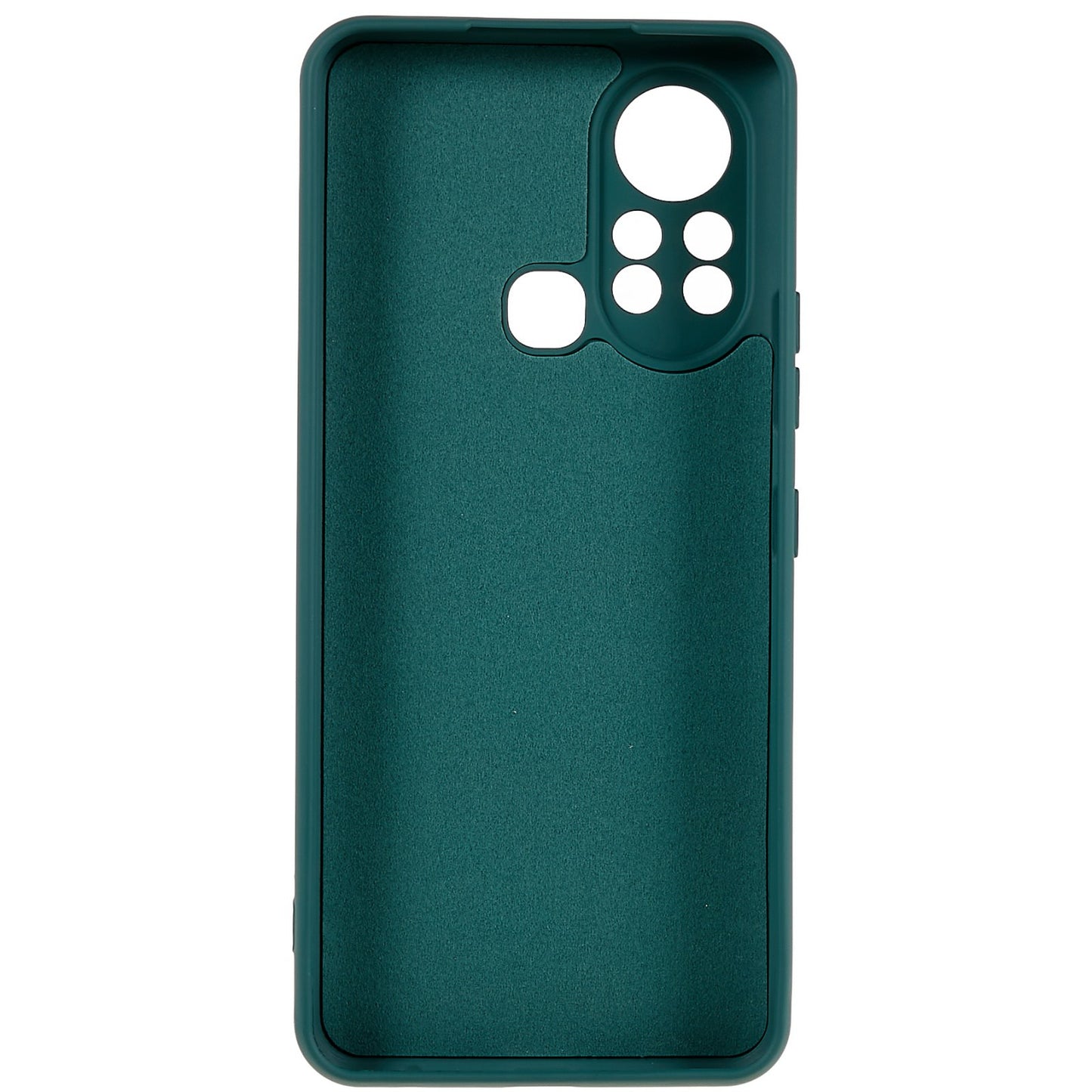 For Infinix Hot 11s 2.0MM TPU Phone Case Liquid Silicone Texture Feeling Arc Edge Cell Phone Back Cover
