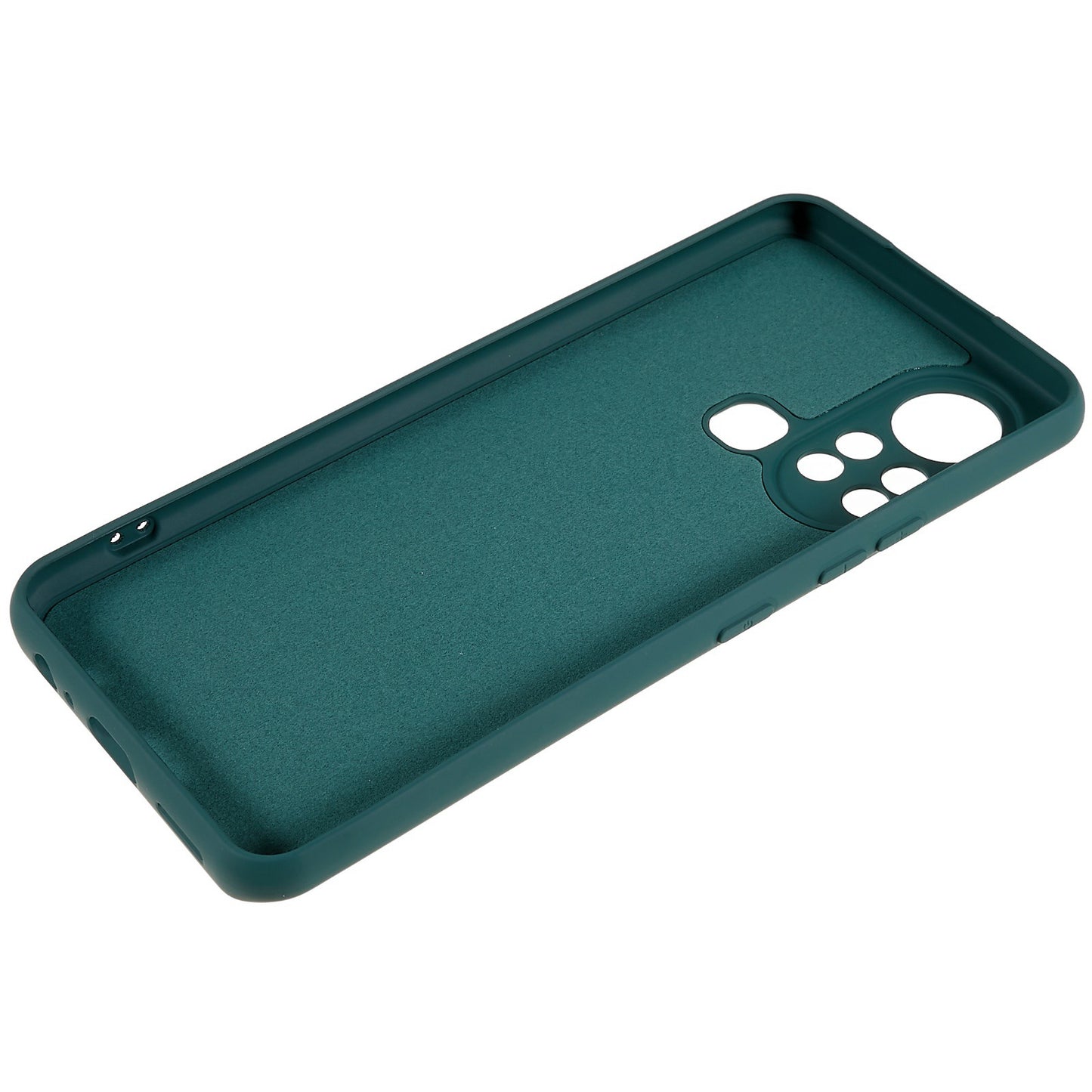 For Infinix Hot 11s 2.0MM TPU Phone Case Liquid Silicone Texture Feeling Arc Edge Cell Phone Back Cover