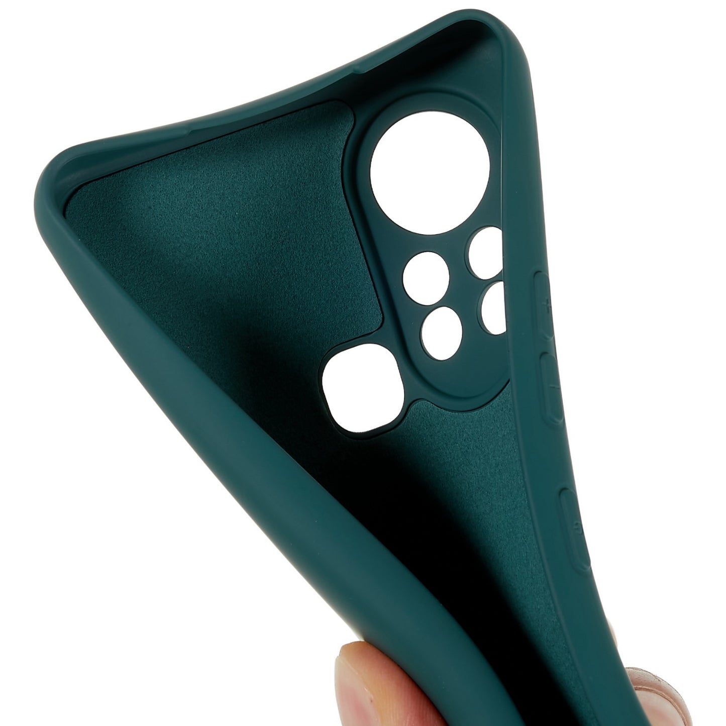 For Infinix Hot 11s 2.0MM TPU Phone Case Liquid Silicone Texture Feeling Arc Edge Cell Phone Back Cover