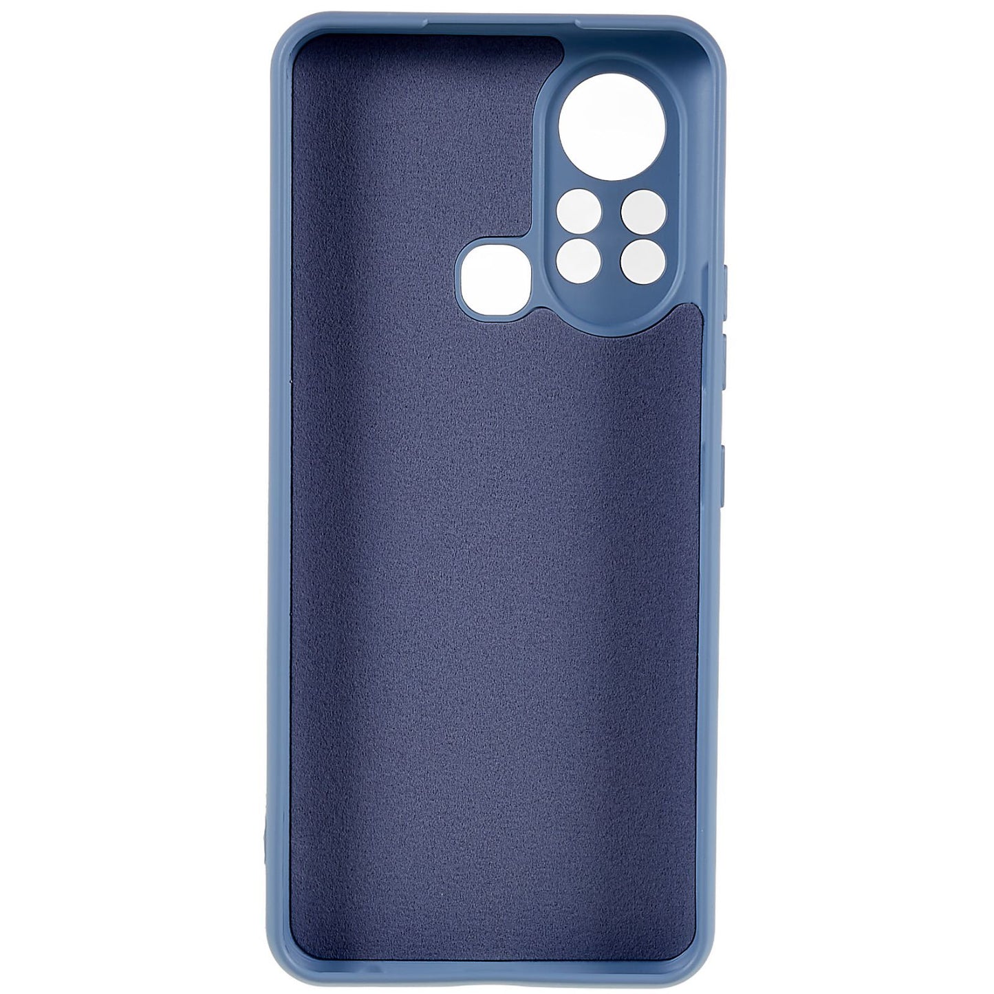 For Infinix Hot 11s 2.0MM TPU Phone Case Liquid Silicone Texture Feeling Arc Edge Cell Phone Back Cover