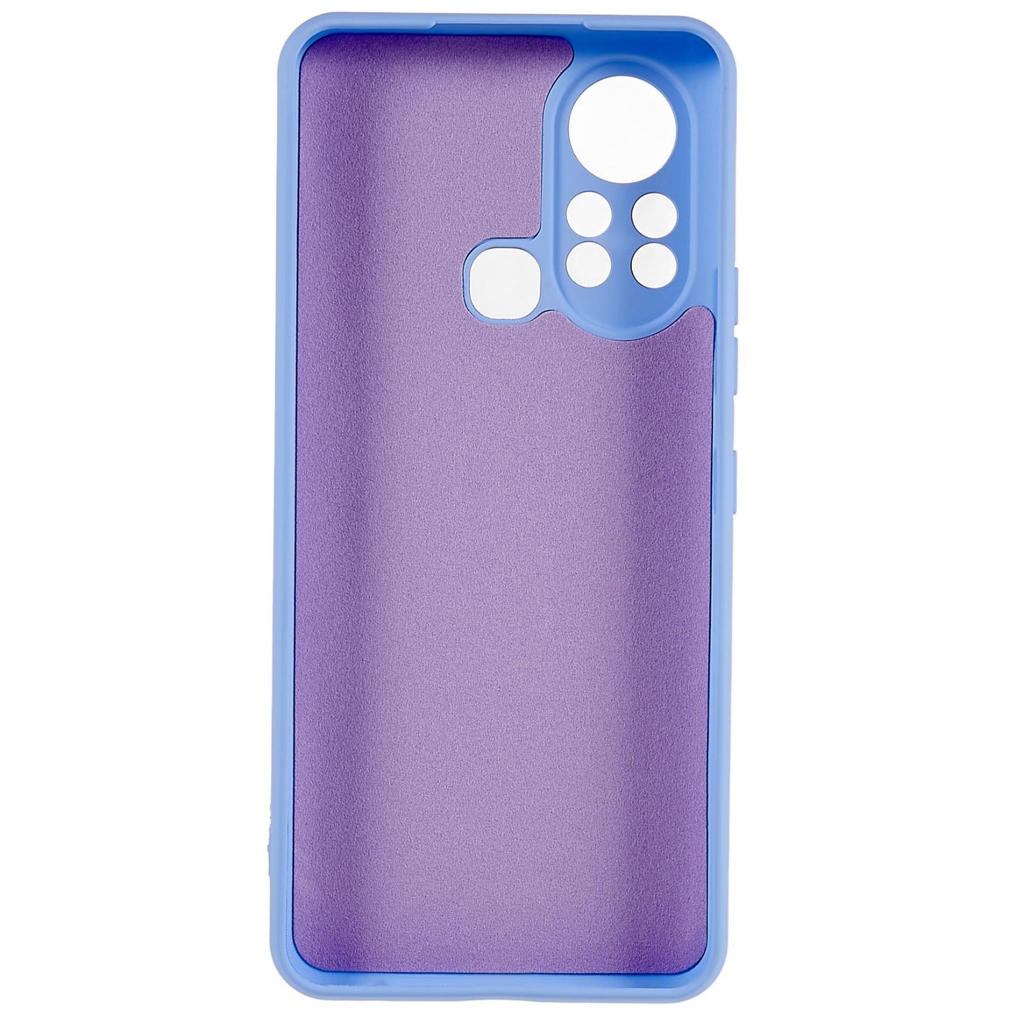 For Infinix Hot 11s 2.0MM TPU Phone Case Liquid Silicone Texture Feeling Arc Edge Cell Phone Back Cover