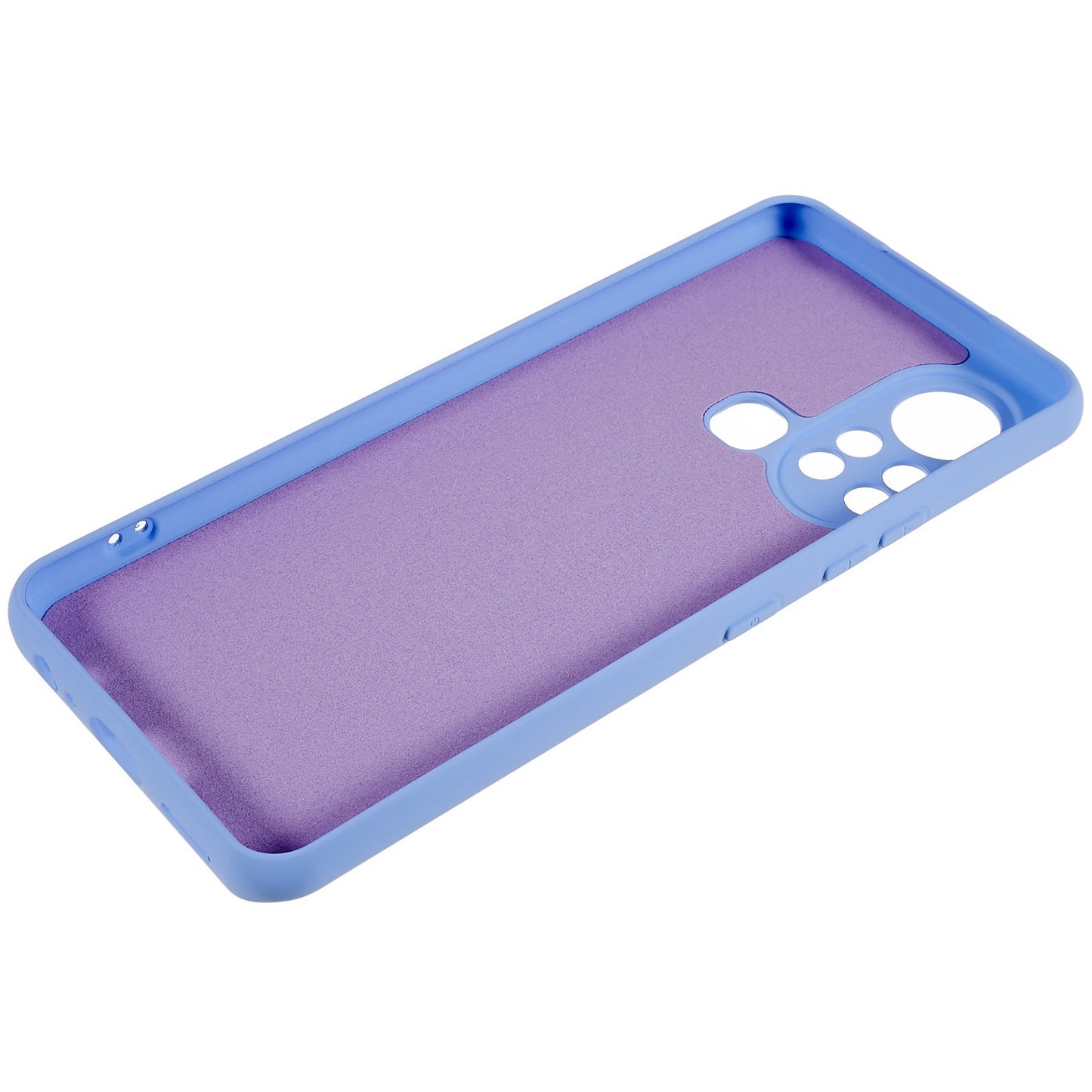 For Infinix Hot 11s 2.0MM TPU Phone Case Liquid Silicone Texture Feeling Arc Edge Cell Phone Back Cover