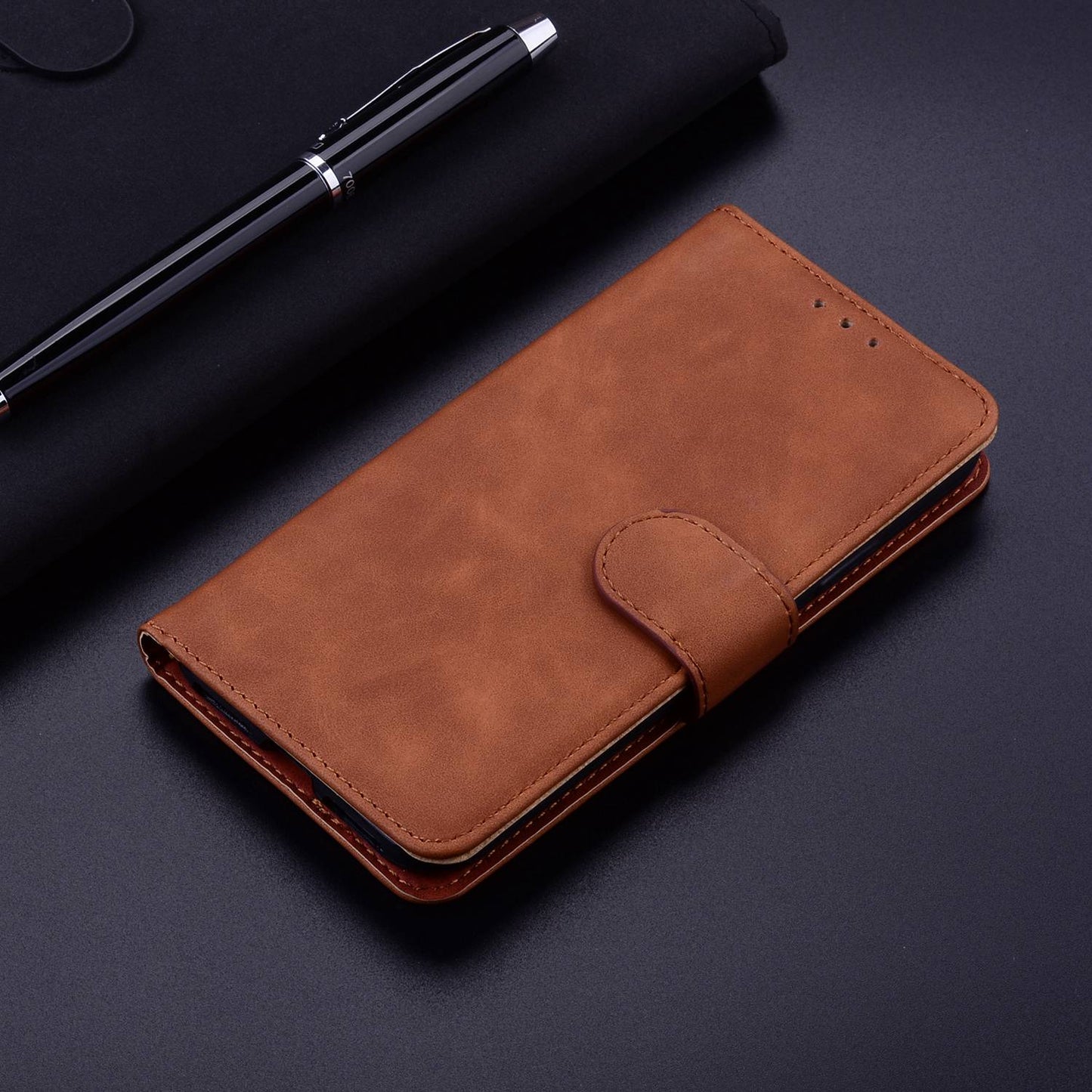 For Honor X9 5G / 4G Anti-dust Mobile Phone Case PU Leather Magnetic Shockproof Stand Cover Wallet