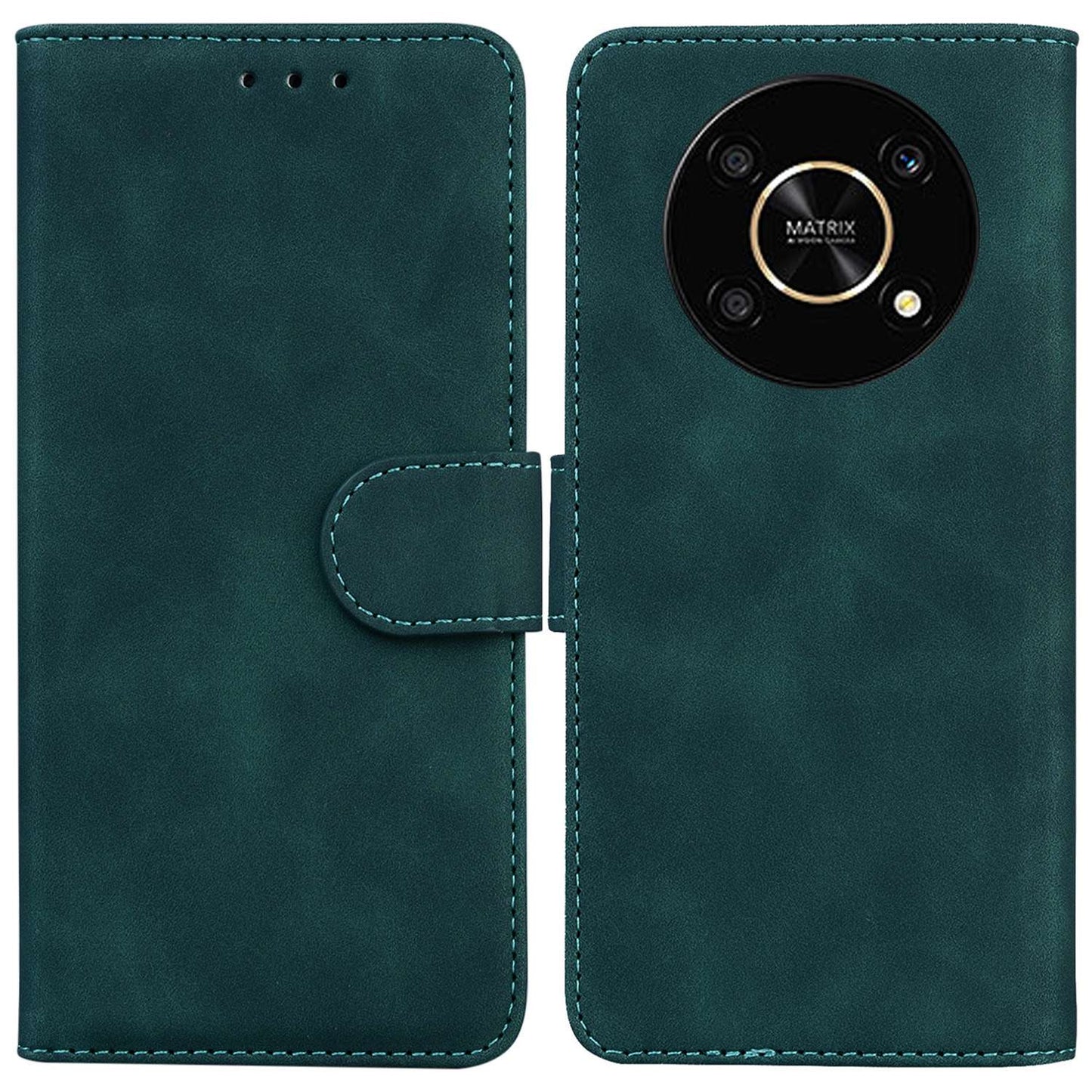 For Honor X9 5G / 4G Anti-dust Mobile Phone Case PU Leather Magnetic Shockproof Stand Cover Wallet