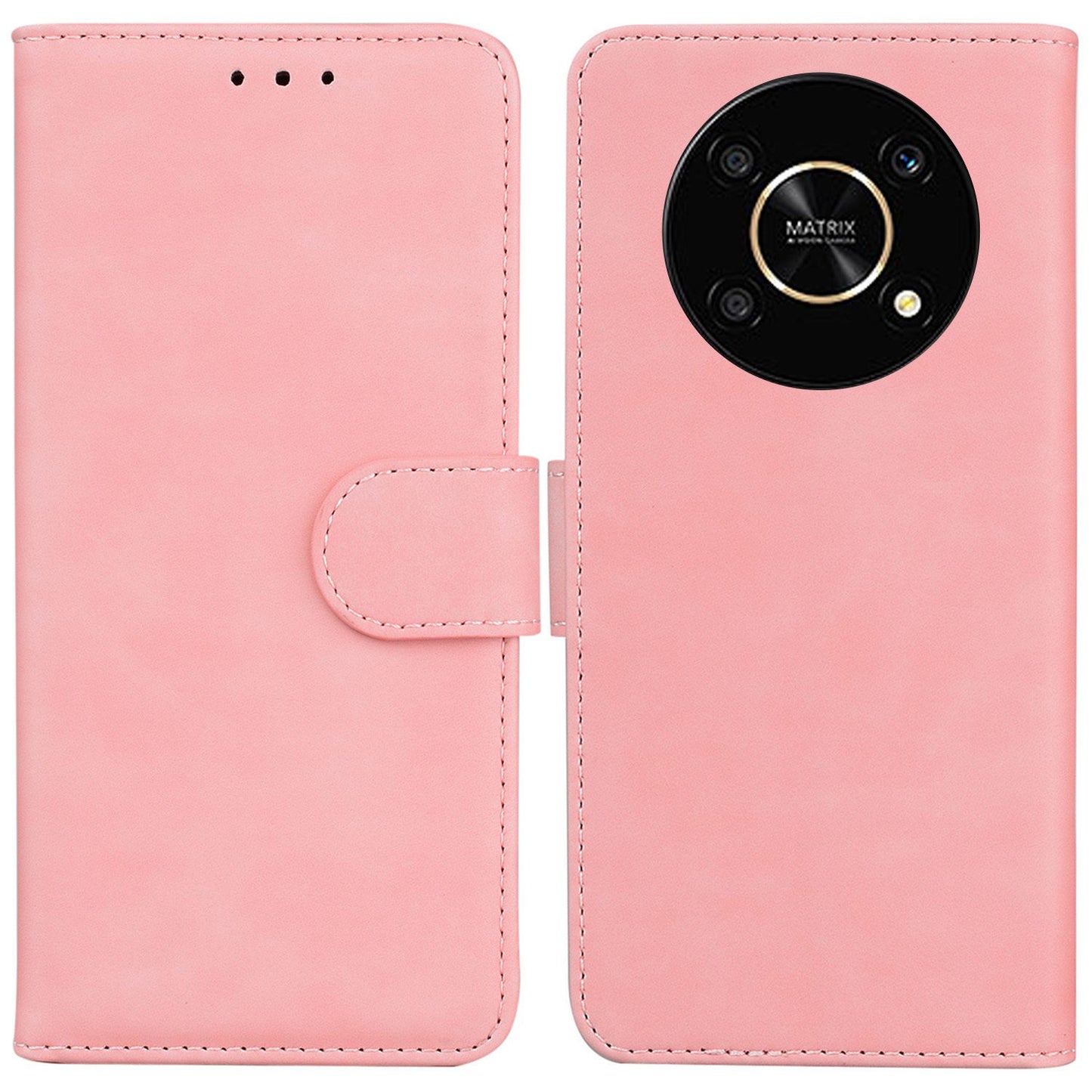 For Honor X9 5G / 4G Anti-dust Mobile Phone Case PU Leather Magnetic Shockproof Stand Cover Wallet