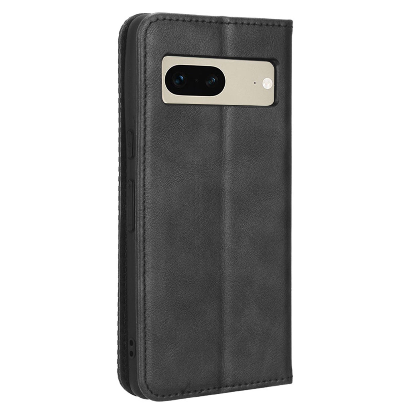 Cell Phone Cover For Google Pixel 7 5G, Wallet Case Magnetic Auto Closing PU Leather Retro Imprint Pattern Anti-Srcratch Phone Shell with Stand