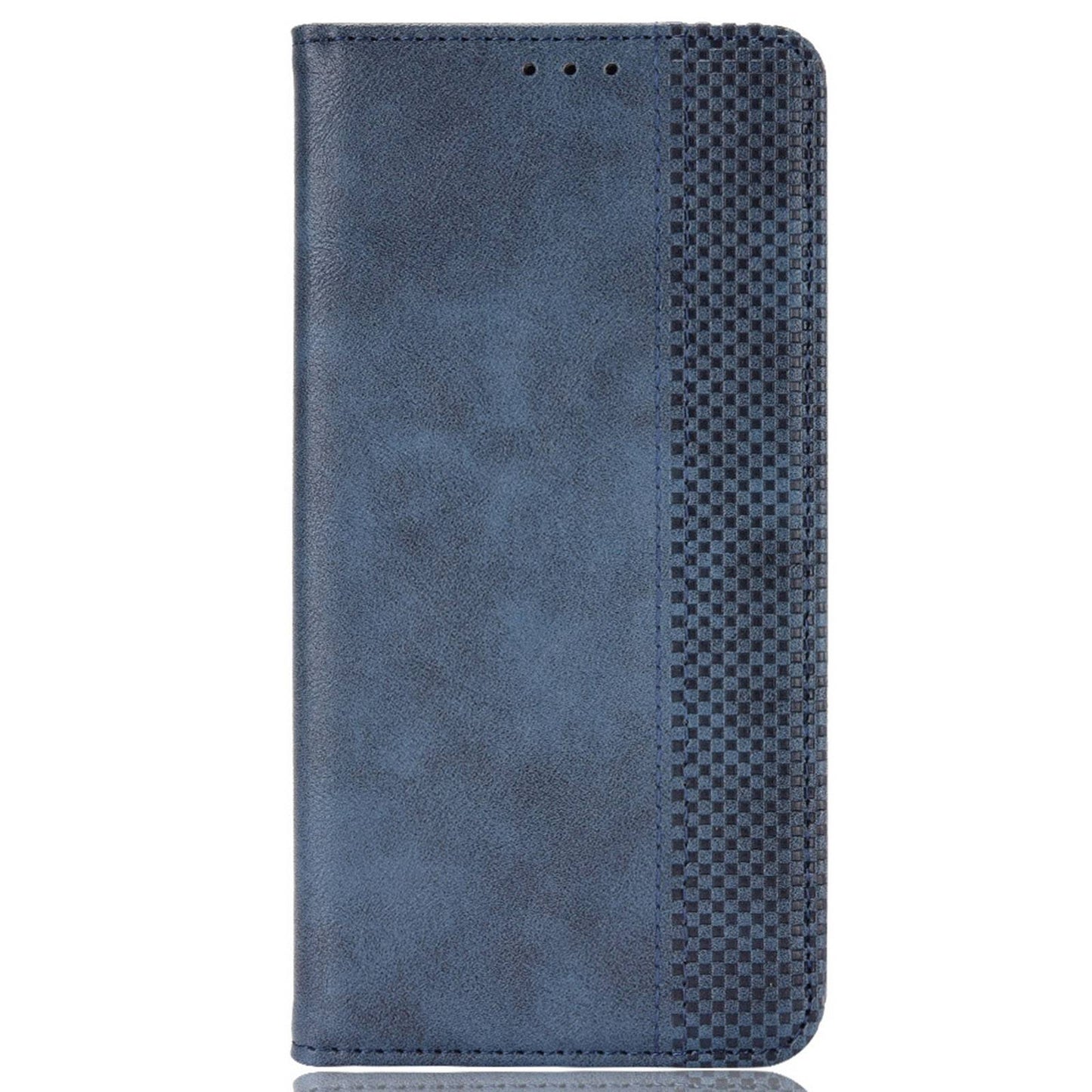 Cell Phone Cover For Google Pixel 7 5G, Wallet Case Magnetic Auto Closing PU Leather Retro Imprint Pattern Anti-Srcratch Phone Shell with Stand