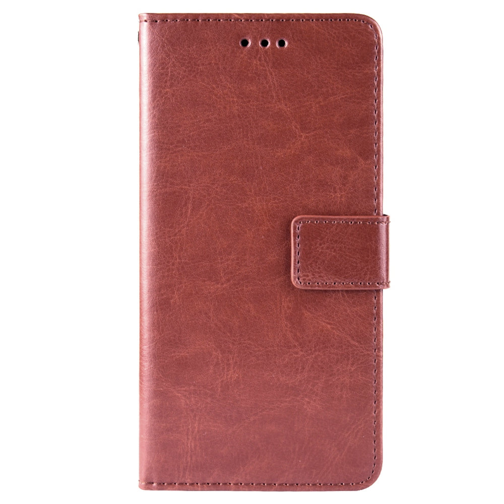 For Infinix Hot 11s / Infinix Hot 11s NFC 4G Anti-drop PU Leather Phone Case Crazy Horse Texture Wallet Stand Magnetic Clasp Phone Cover