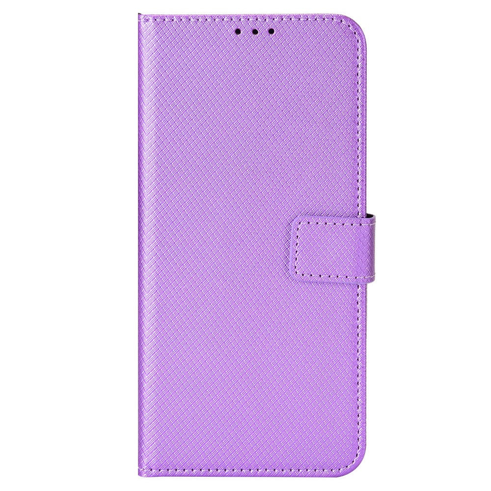 For Infinix Hot 11s / Hot 11s NFC 4G Wallet Phone Case Diamond Texture Anti-scratch PU Leather Cellphone Cover with Stand