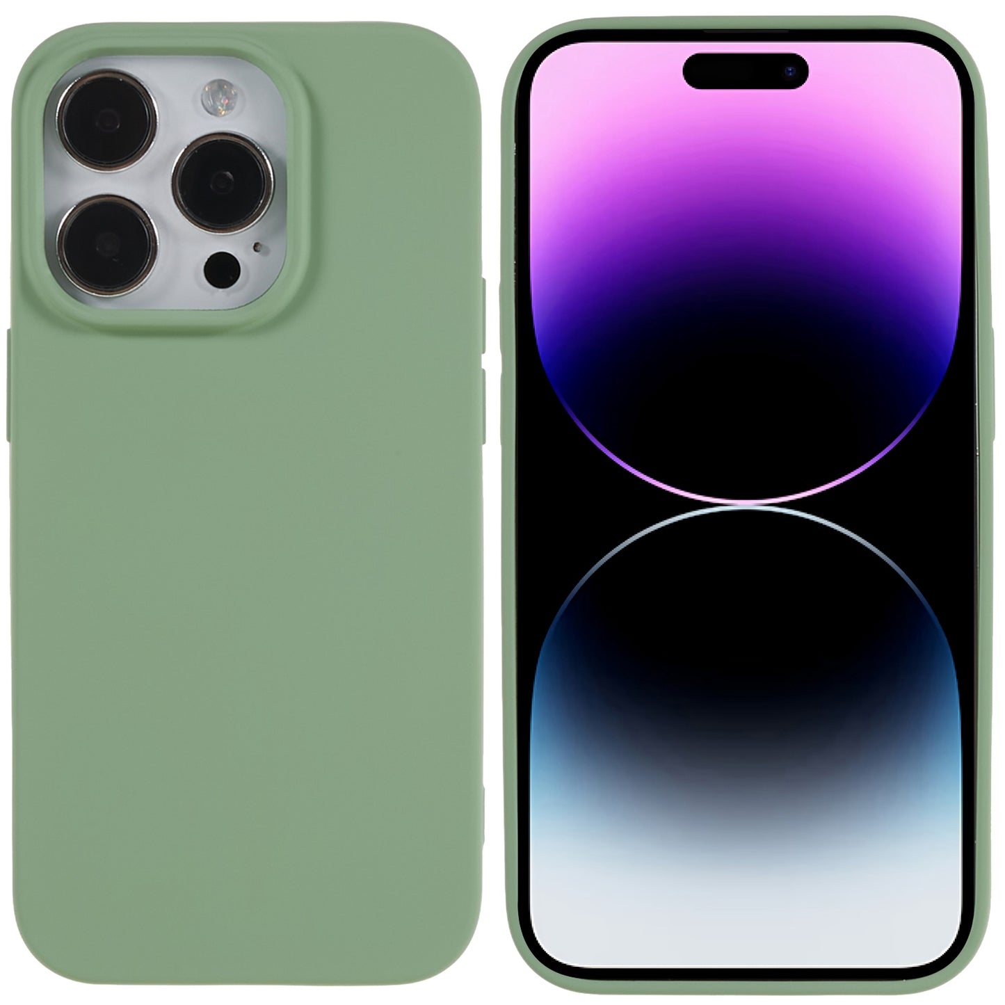 2.0mm Thickness Anti-drop TPU Case for iPhone 14 Pro, Scratch-resistant Phone Cover
