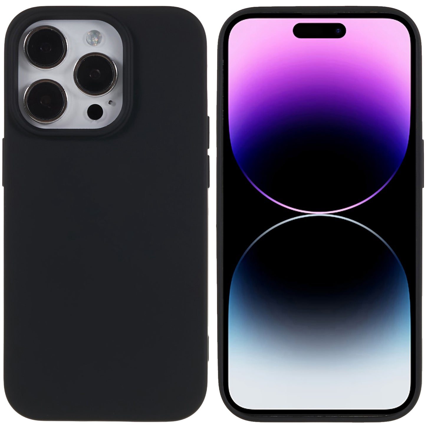 2.0mm Thickness Anti-drop TPU Case for iPhone 14 Pro, Scratch-resistant Phone Cover