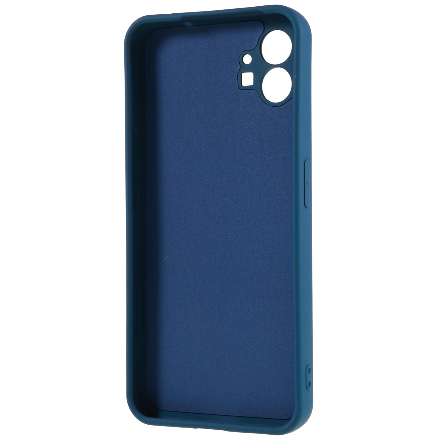 For Nothing phone (1) 5G Liquid Silicone Texture Feeling Arc Edge Phone Cover 2.0mm Thick TPU Back Case
