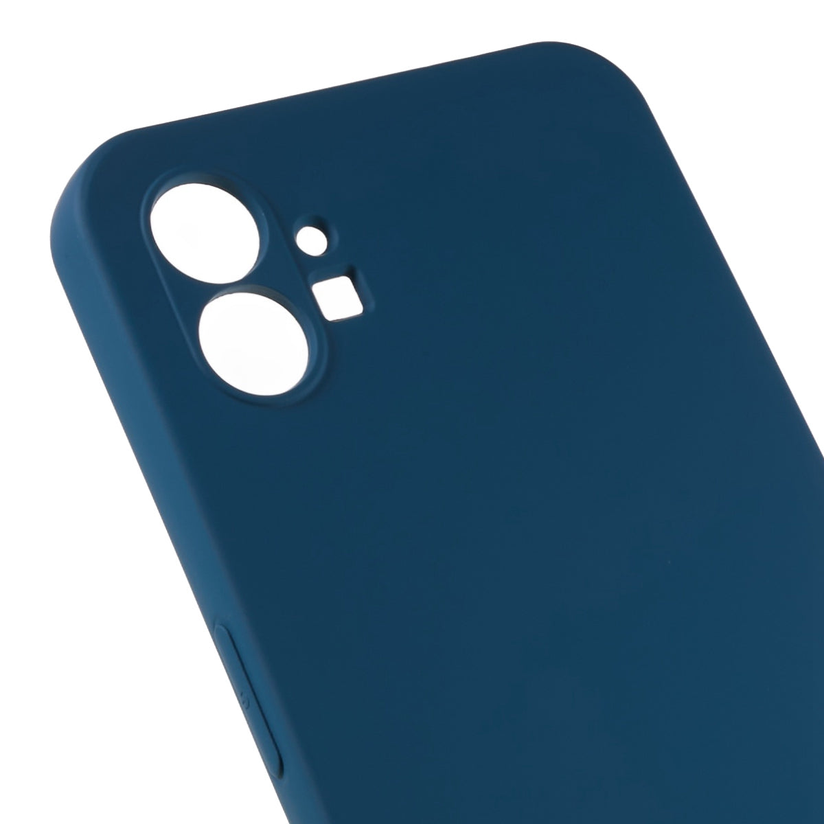 For Nothing phone (1) 5G Liquid Silicone Texture Feeling Arc Edge Phone Cover 2.0mm Thick TPU Back Case