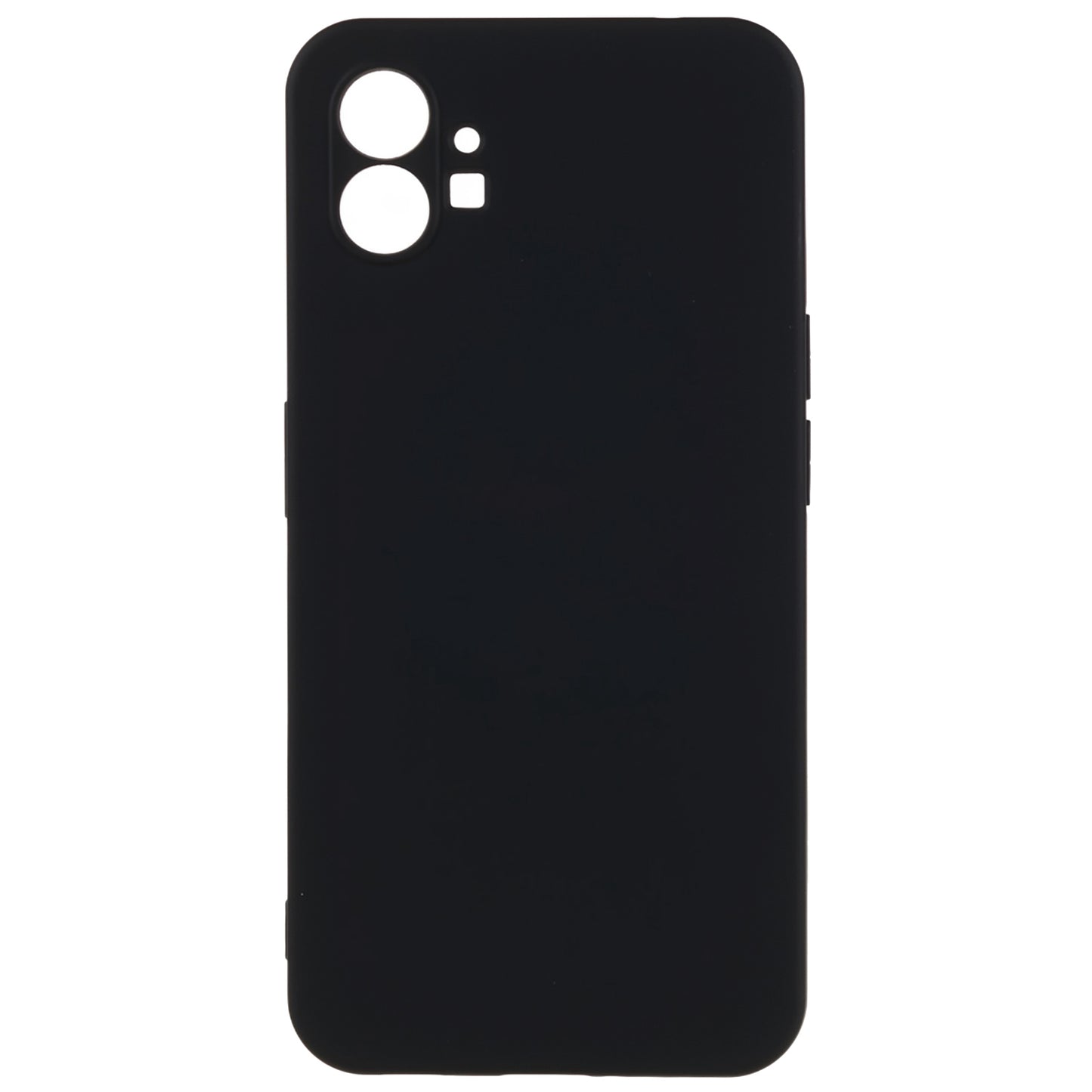 For Nothing phone (1) 5G Liquid Silicone Texture Feeling Arc Edge Phone Cover 2.0mm Thick TPU Back Case