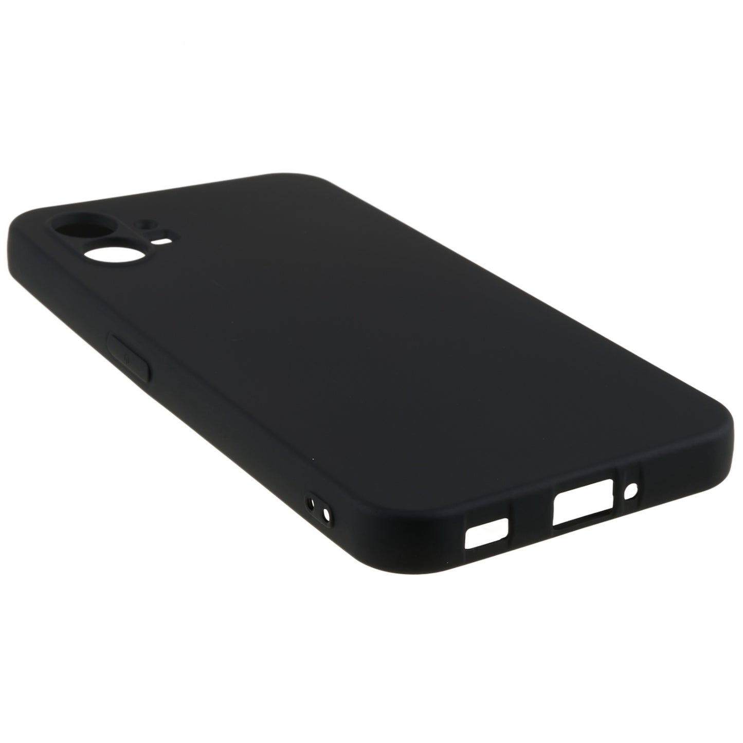 For Nothing phone (1) 5G Liquid Silicone Texture Feeling Arc Edge Phone Cover 2.0mm Thick TPU Back Case