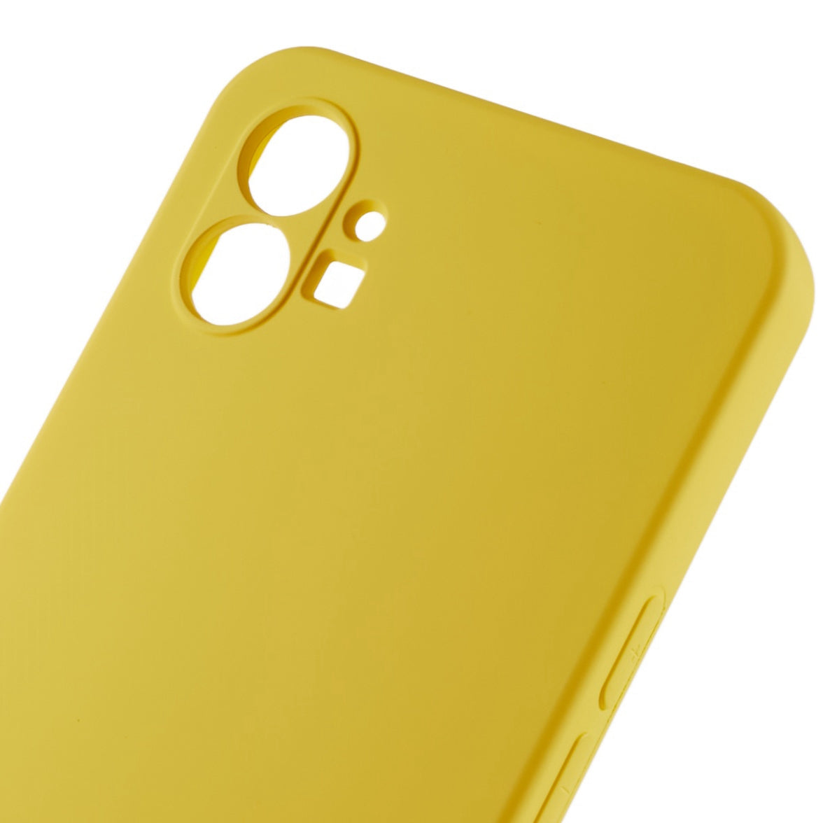 For Nothing phone (1) 5G Liquid Silicone Texture Feeling Arc Edge Phone Cover 2.0mm Thick TPU Back Case
