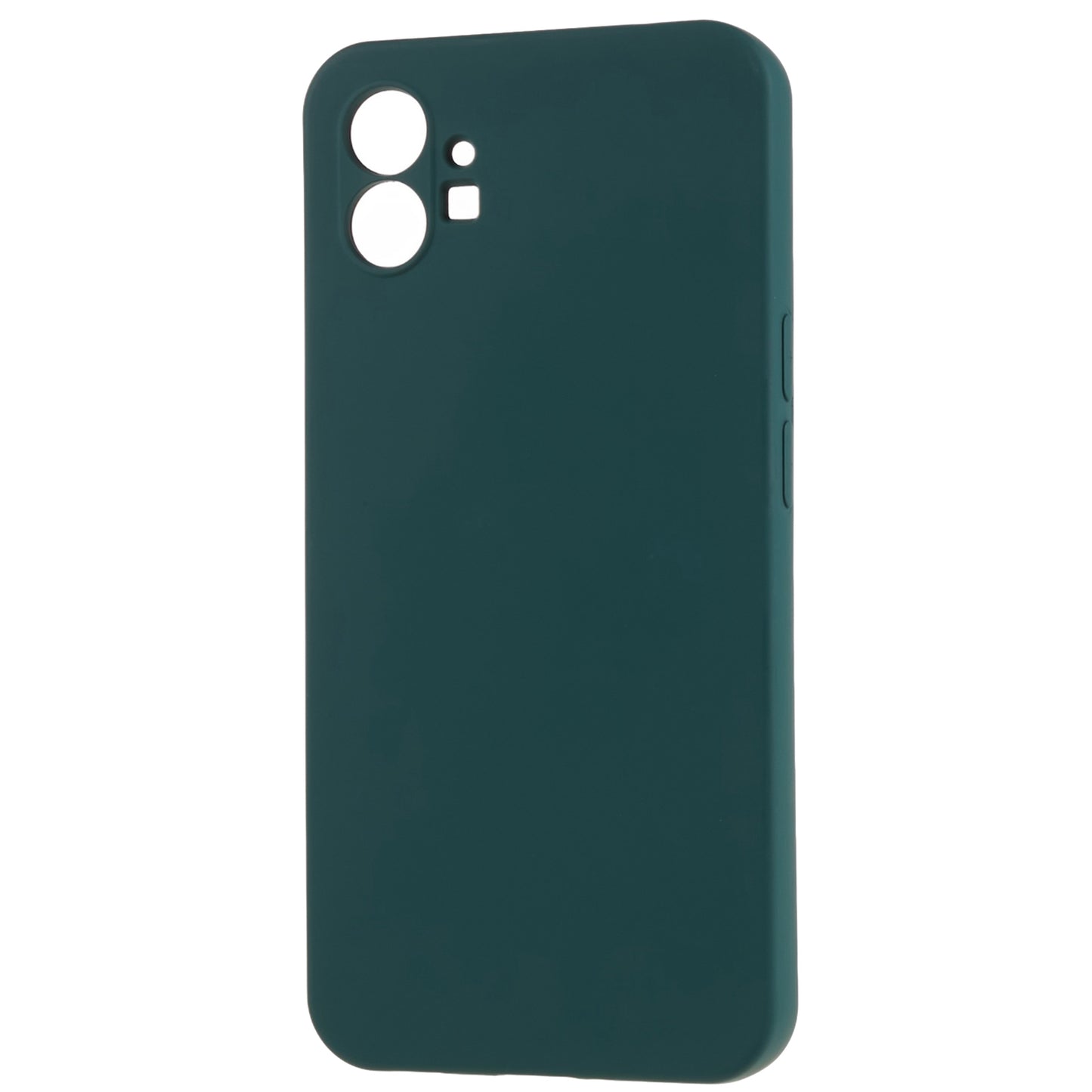 For Nothing phone (1) 5G Liquid Silicone Texture Feeling Arc Edge Phone Cover 2.0mm Thick TPU Back Case