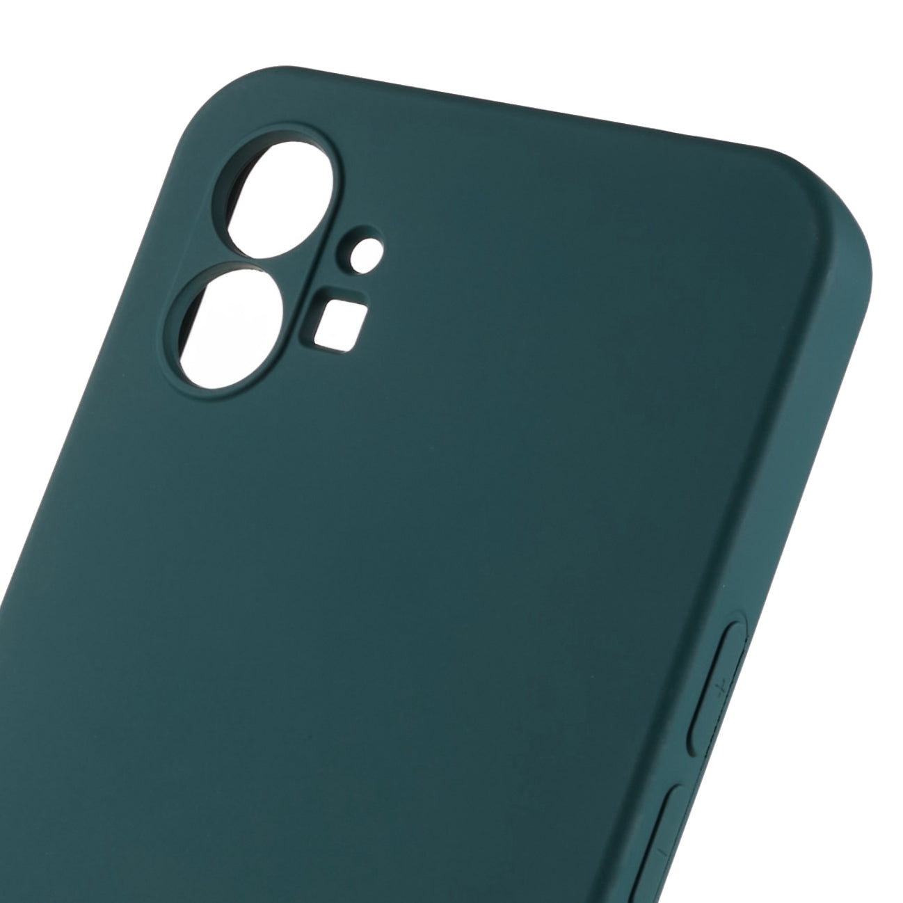 For Nothing phone (1) 5G Liquid Silicone Texture Feeling Arc Edge Phone Cover 2.0mm Thick TPU Back Case