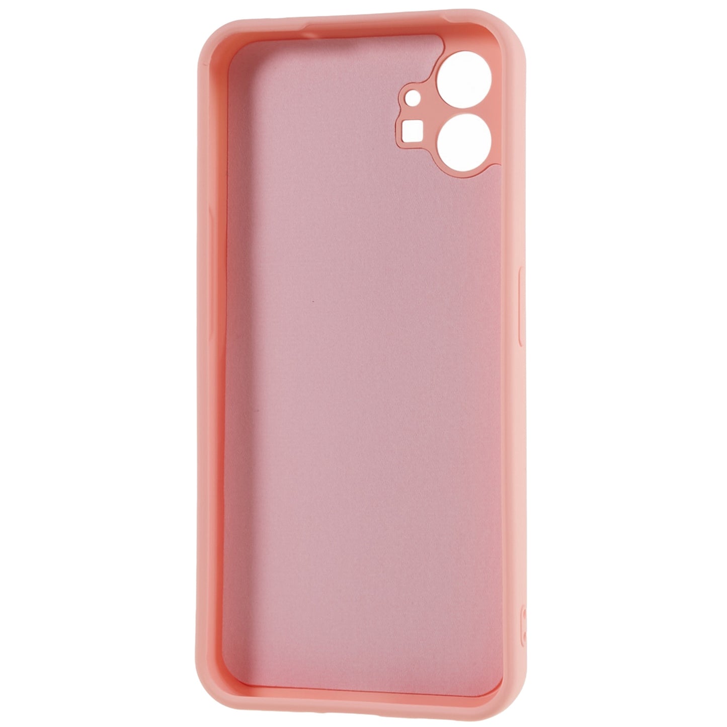 For Nothing phone (1) 5G Liquid Silicone Texture Feeling Arc Edge Phone Cover 2.0mm Thick TPU Back Case