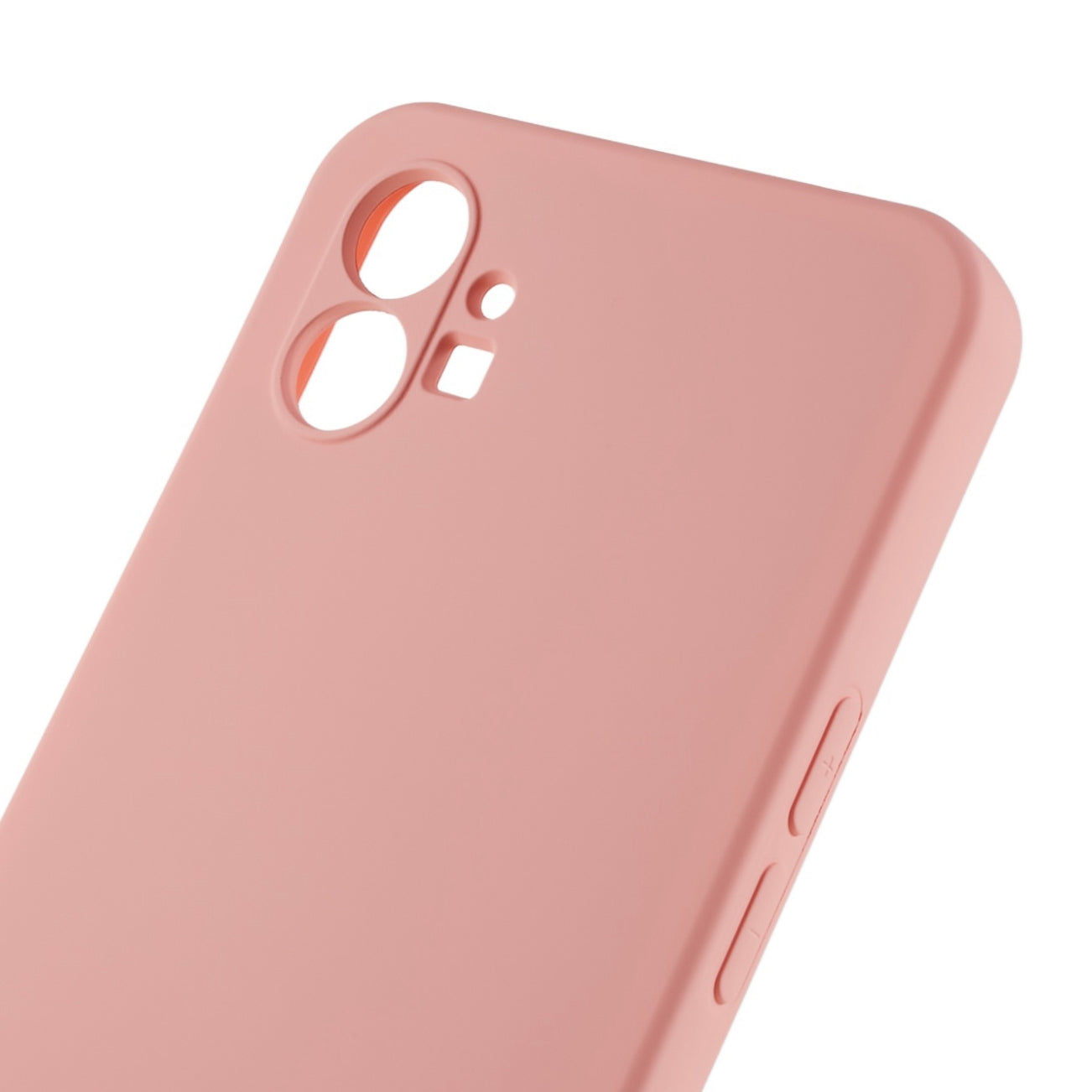 For Nothing phone (1) 5G Liquid Silicone Texture Feeling Arc Edge Phone Cover 2.0mm Thick TPU Back Case