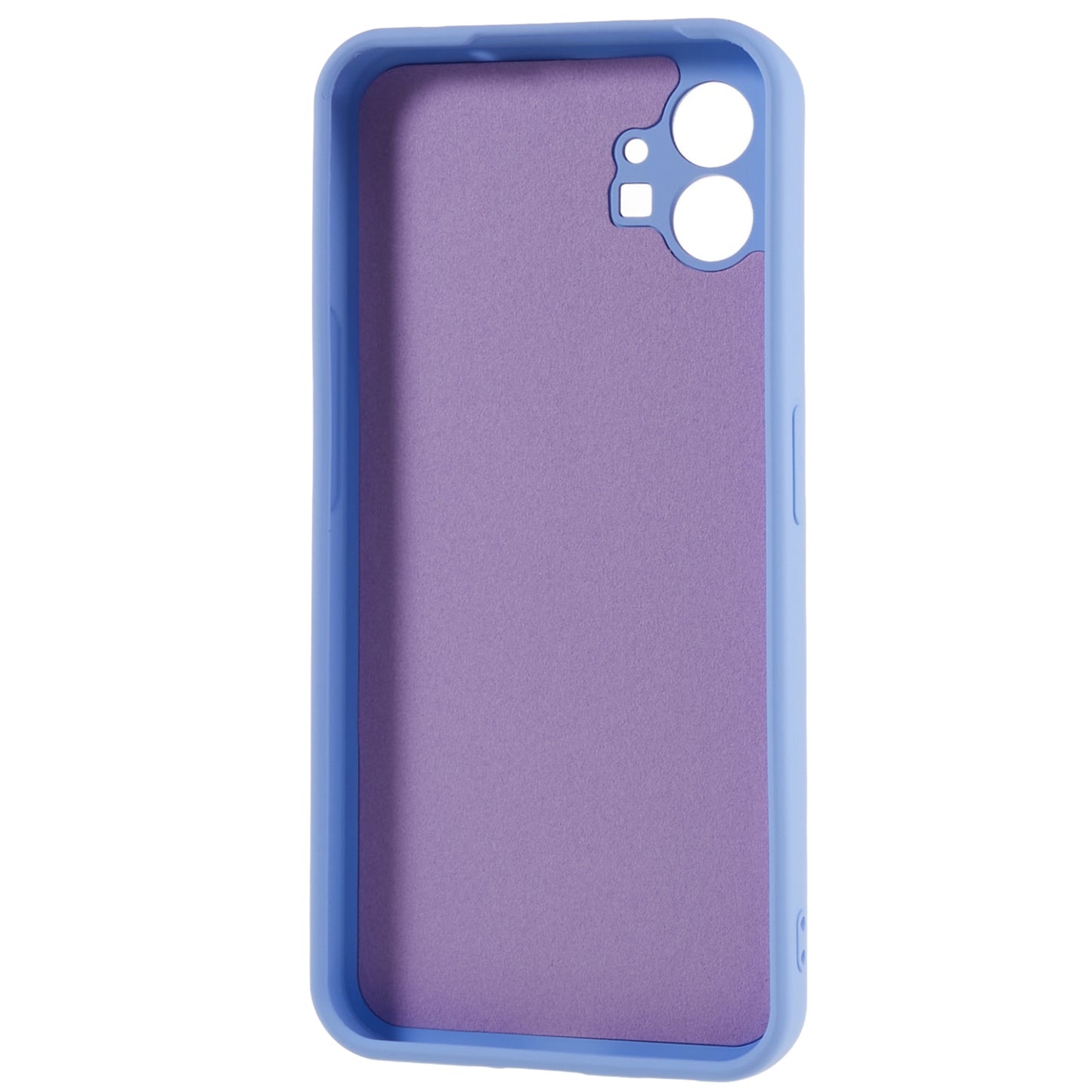For Nothing phone (1) 5G Liquid Silicone Texture Feeling Arc Edge Phone Cover 2.0mm Thick TPU Back Case