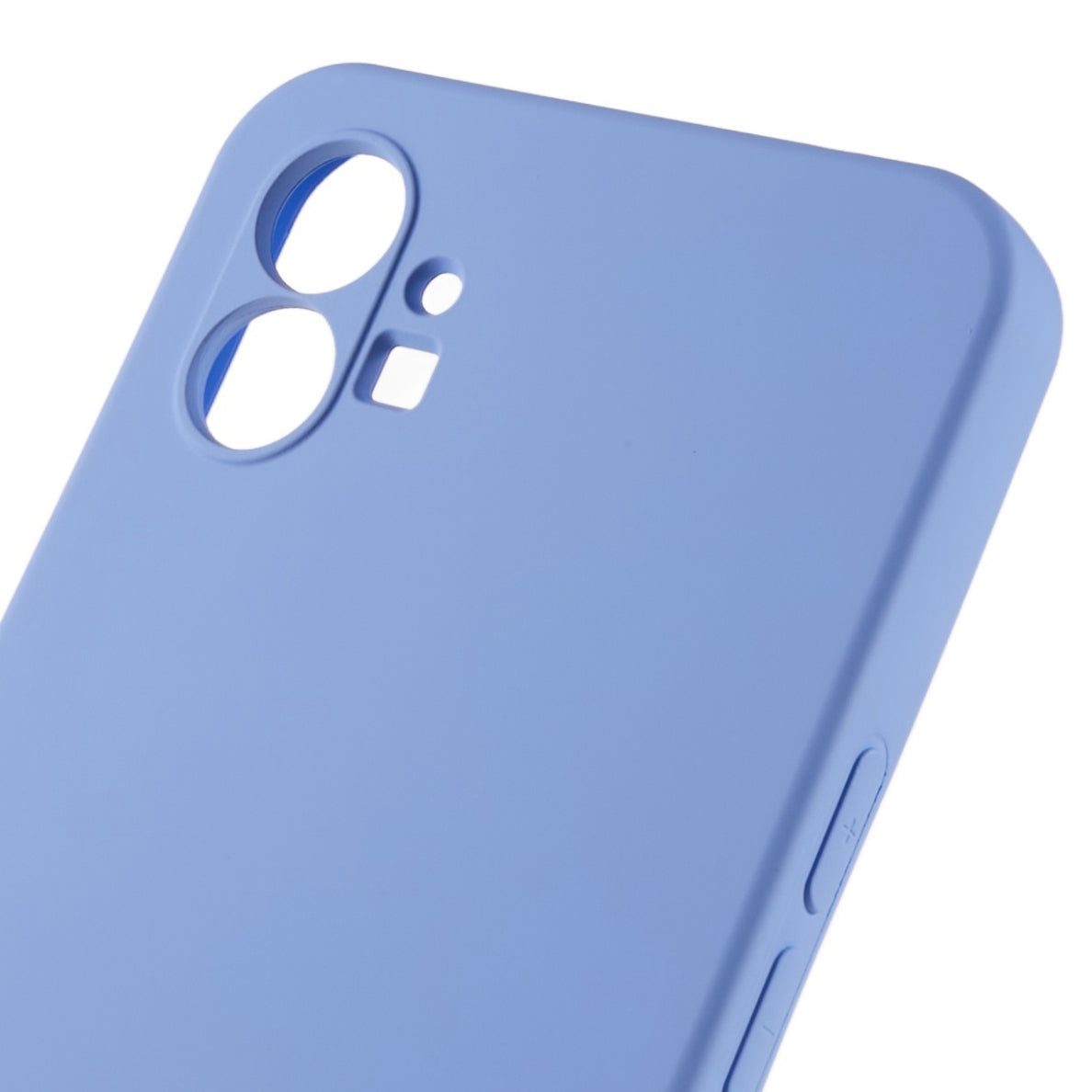 For Nothing phone (1) 5G Liquid Silicone Texture Feeling Arc Edge Phone Cover 2.0mm Thick TPU Back Case