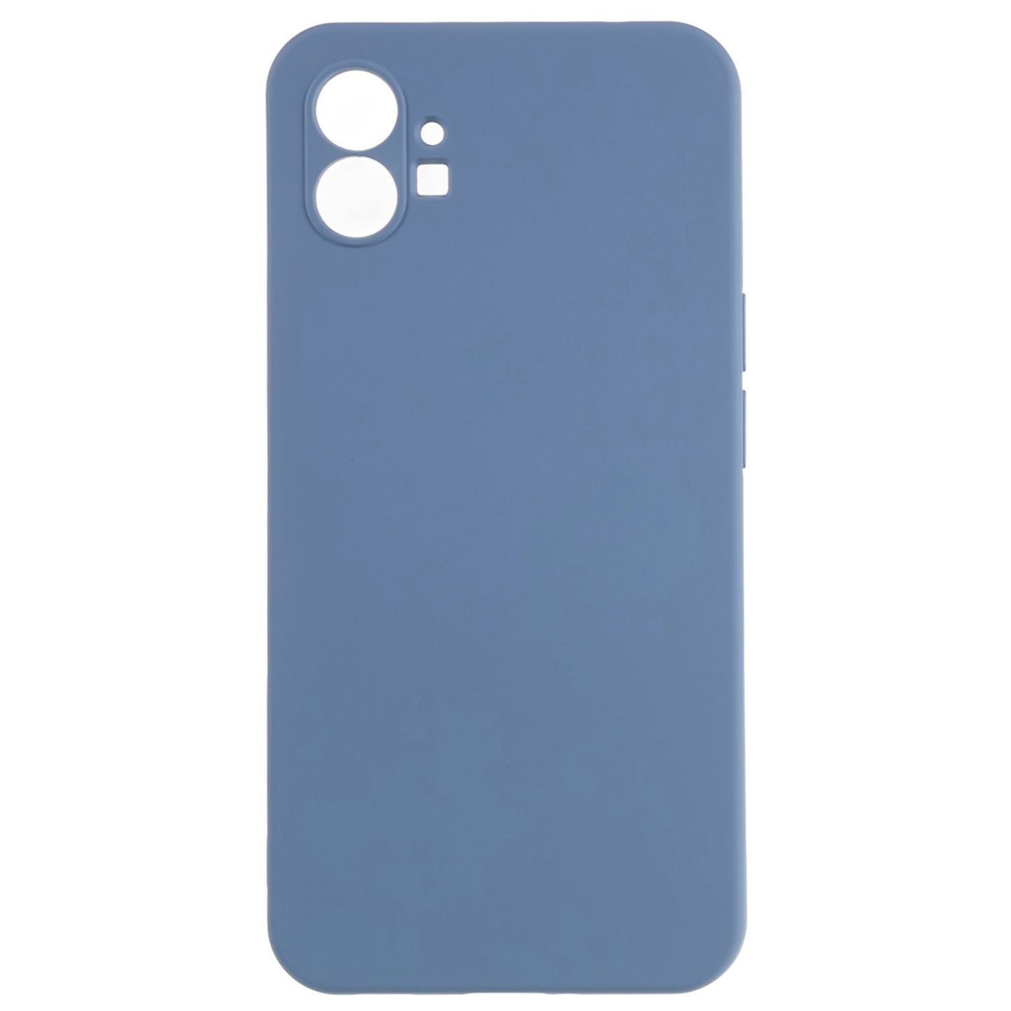 For Nothing phone (1) 5G Liquid Silicone Texture Feeling Arc Edge Phone Cover 2.0mm Thick TPU Back Case