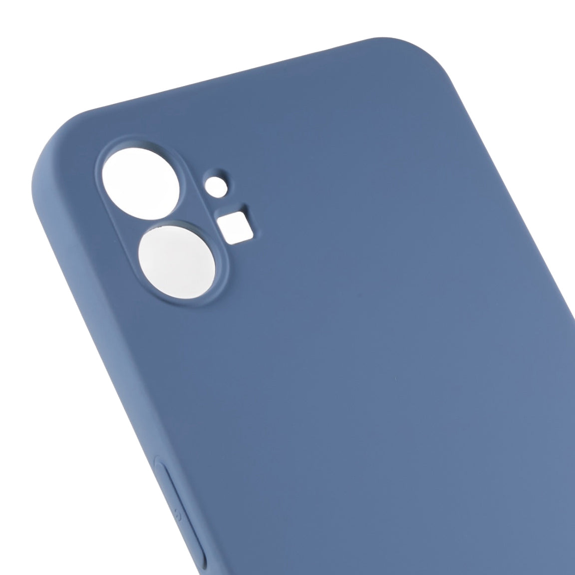 For Nothing phone (1) 5G Liquid Silicone Texture Feeling Arc Edge Phone Cover 2.0mm Thick TPU Back Case