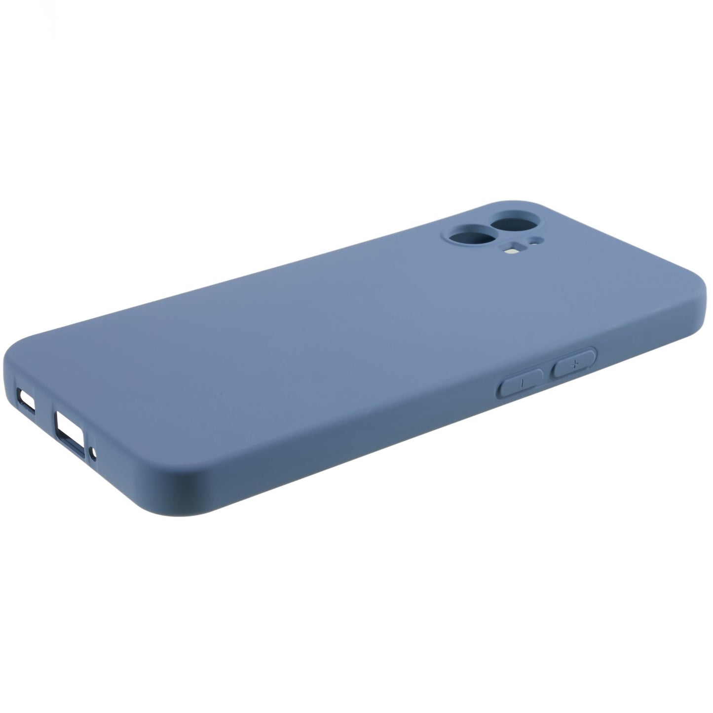 For Nothing phone (1) 5G Liquid Silicone Texture Feeling Arc Edge Phone Cover 2.0mm Thick TPU Back Case