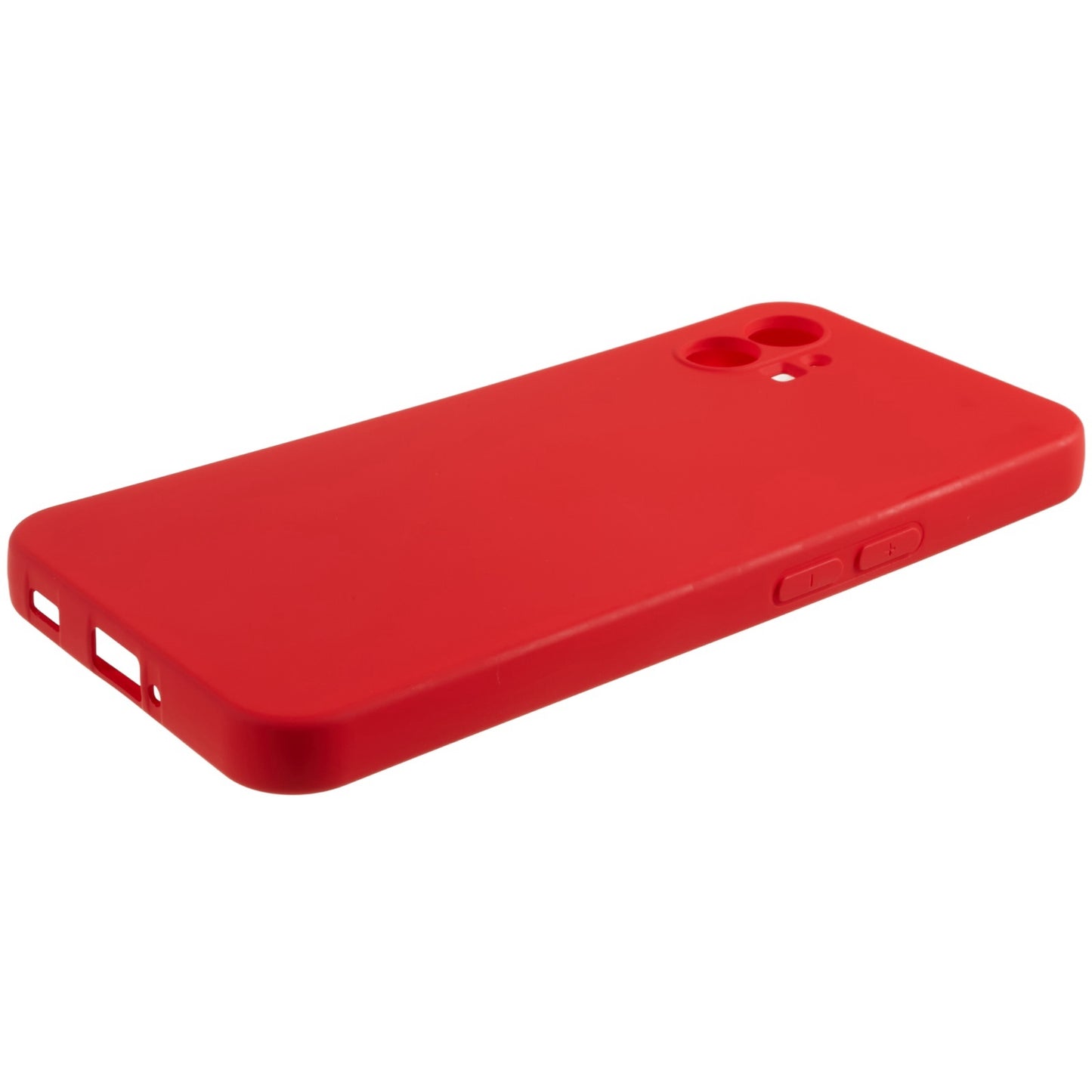 For Nothing phone (1) 5G Liquid Silicone Texture Feeling Arc Edge Phone Cover 2.0mm Thick TPU Back Case