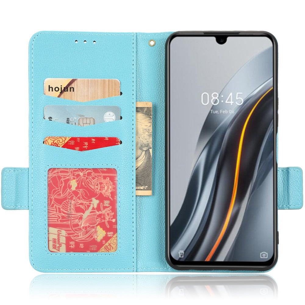 For Infinix Note 12 G96 4G X670 Litchi Texture Phone Cover Drop-proof PU Leather Magnetic Clasp Case with Stand Wallet