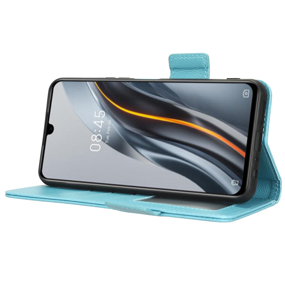 For Infinix Note 12 G96 4G X670 Litchi Texture Phone Cover Drop-proof PU Leather Magnetic Clasp Case with Stand Wallet