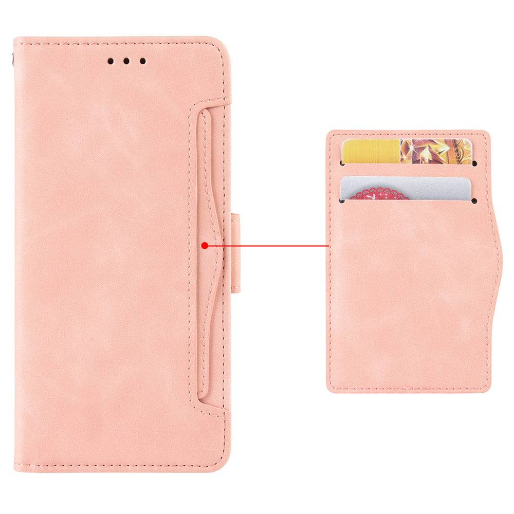 For Infinix Hot 12 Pro 4G X668C PU Leather Stand Multiple Card Slots Case Double Magnetic Clasp Flip Wallet Phone Cover