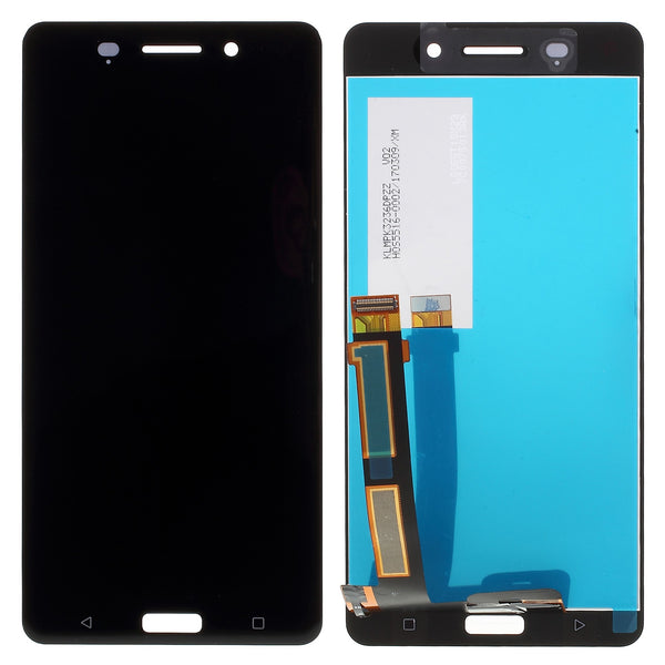 For Nokia 6 (2017) Grade C LCD Screen and Digitizer Assembly Replacement Part (without Logo)