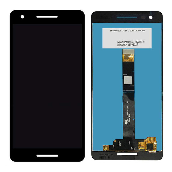 For Nokia 2.1 Grade C LCD Screen and Digitizer Assembly Replacement Part (without Logo)