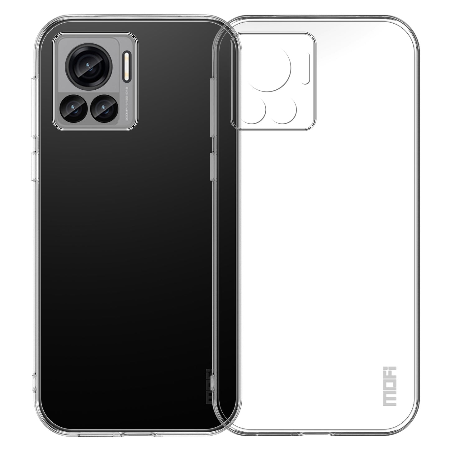MOFI For Motorola Moto X30 Pro 5G / Edge 30 Ultra 5G Protective Phone Case Transparent Anti-fall TPU Mobile Phone Back Cover