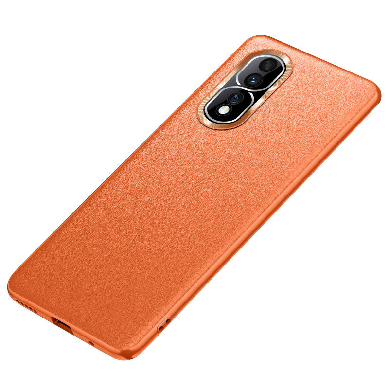 For Honor 80 Pro 5G Precise Cutout PU Leather Coated TPU + PC Back Case Drop-proof Protective Cell Phone Cover