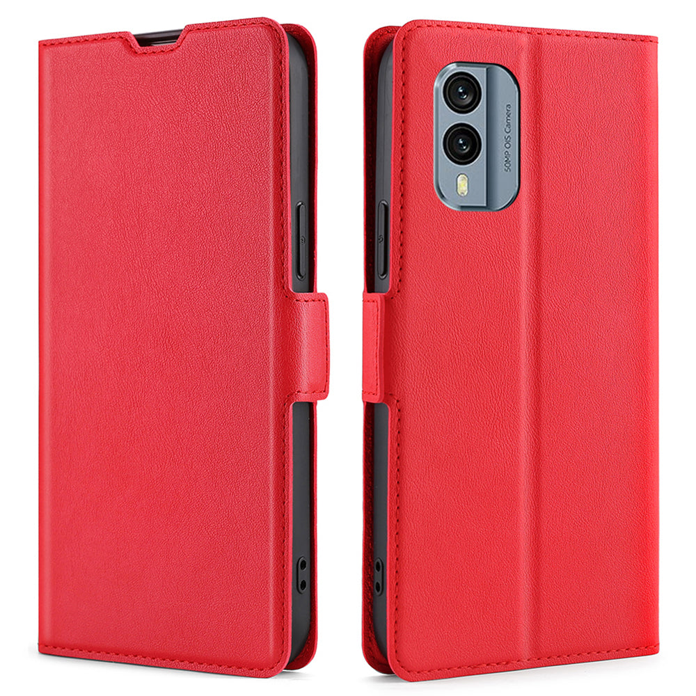For Nokia X30 5G Card Holder Stand Phone Case PU Leather + TPU Full Protection Cover
