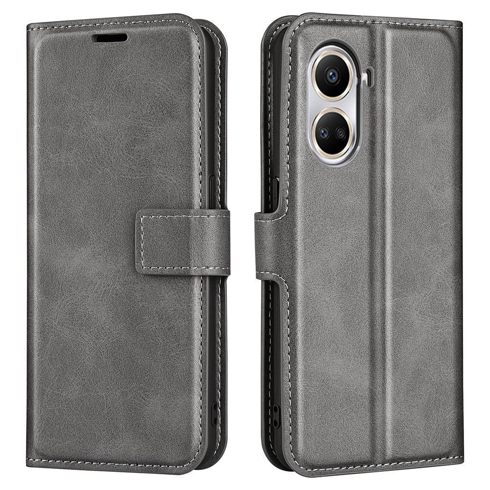 For Huawei nova 10 SE 4G PU Leather Calf Texture Phone Case Full Protection Stand Wallet Scratch-resistant Magnetic Clasp Phone Cover