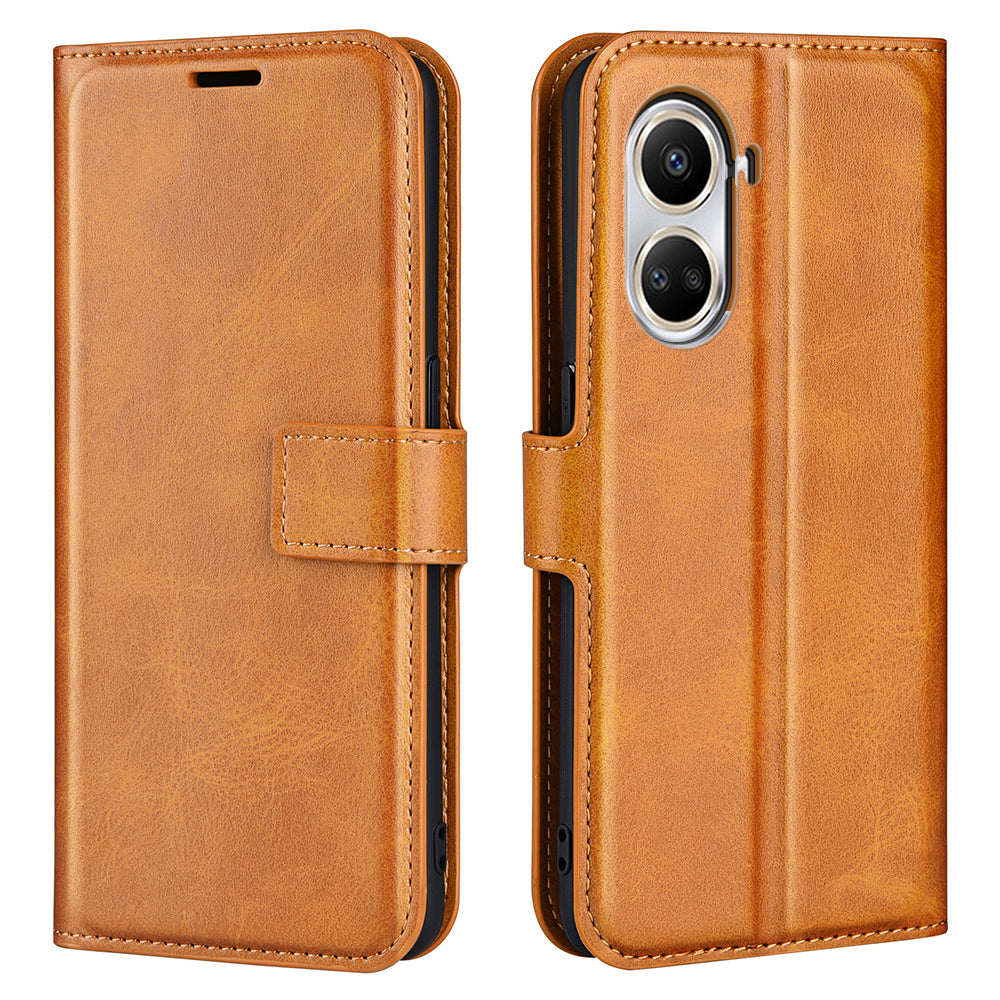 For Huawei nova 10 SE 4G PU Leather Calf Texture Phone Case Full Protection Stand Wallet Scratch-resistant Magnetic Clasp Phone Cover