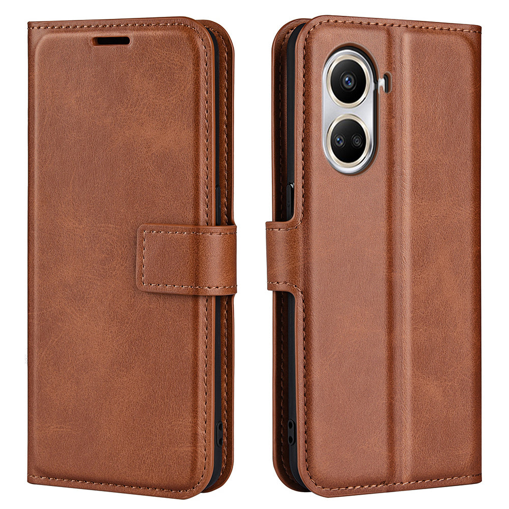 For Huawei nova 10 SE 4G PU Leather Calf Texture Phone Case Full Protection Stand Wallet Scratch-resistant Magnetic Clasp Phone Cover