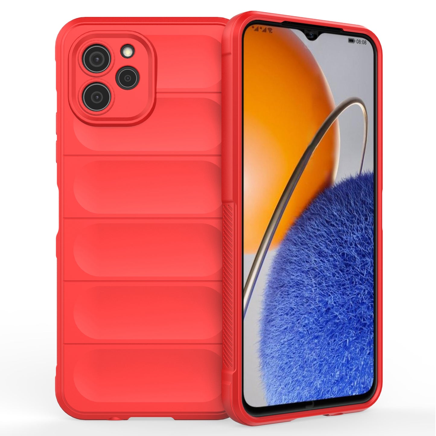 For Huawei nova Y61 4G Drop-proof Back Cover Flexible TPU Anti-scratch Protective Case