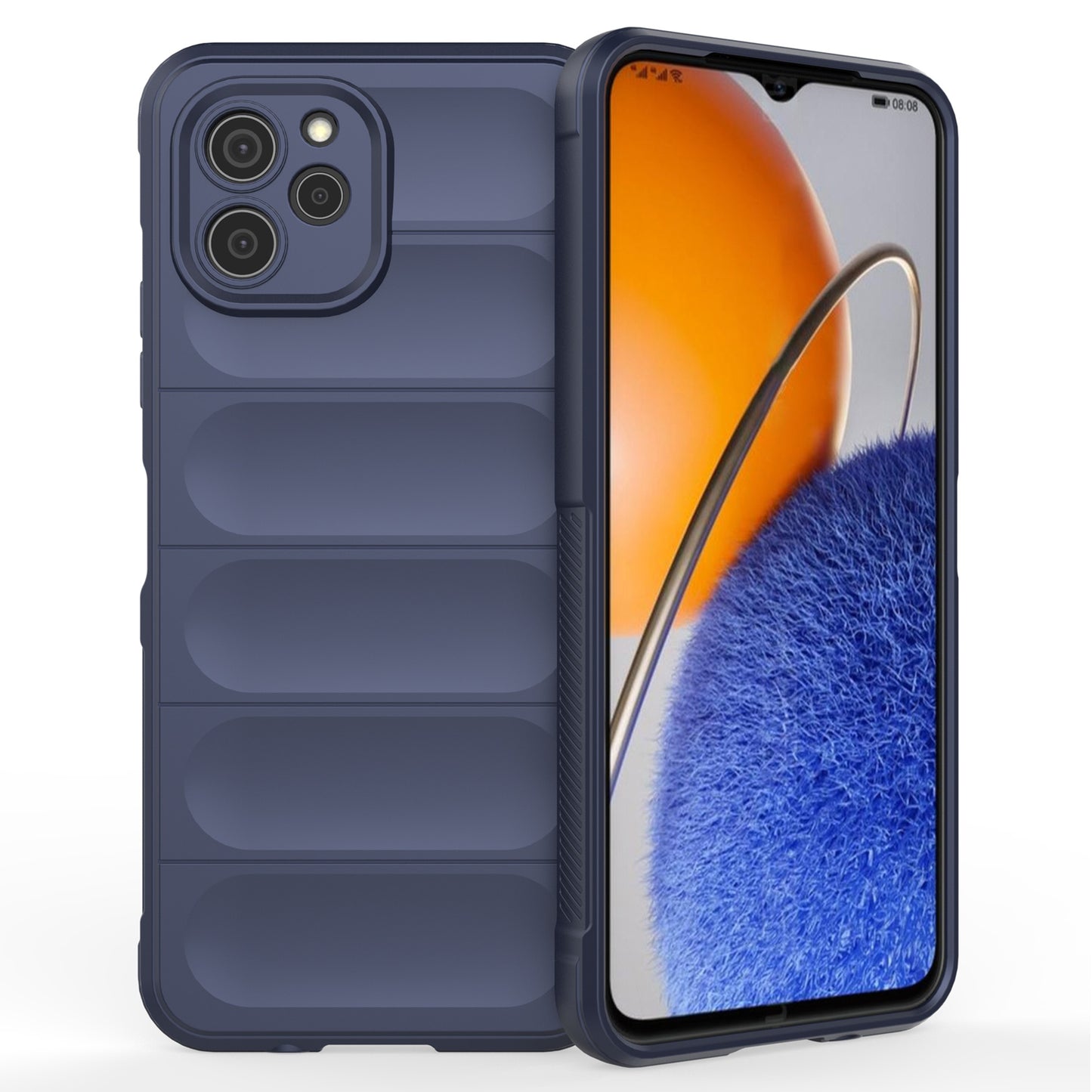 For Huawei nova Y61 4G Drop-proof Back Cover Flexible TPU Anti-scratch Protective Case