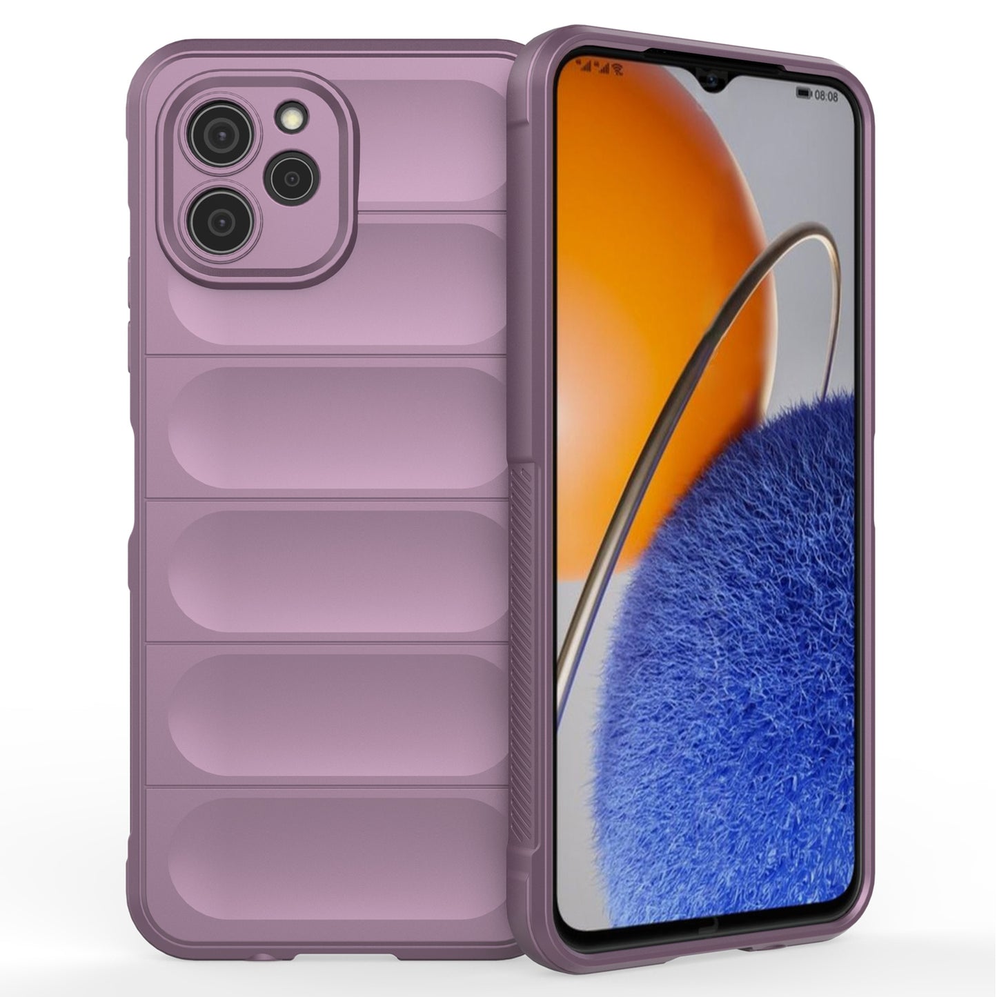 For Huawei nova Y61 4G Drop-proof Back Cover Flexible TPU Anti-scratch Protective Case