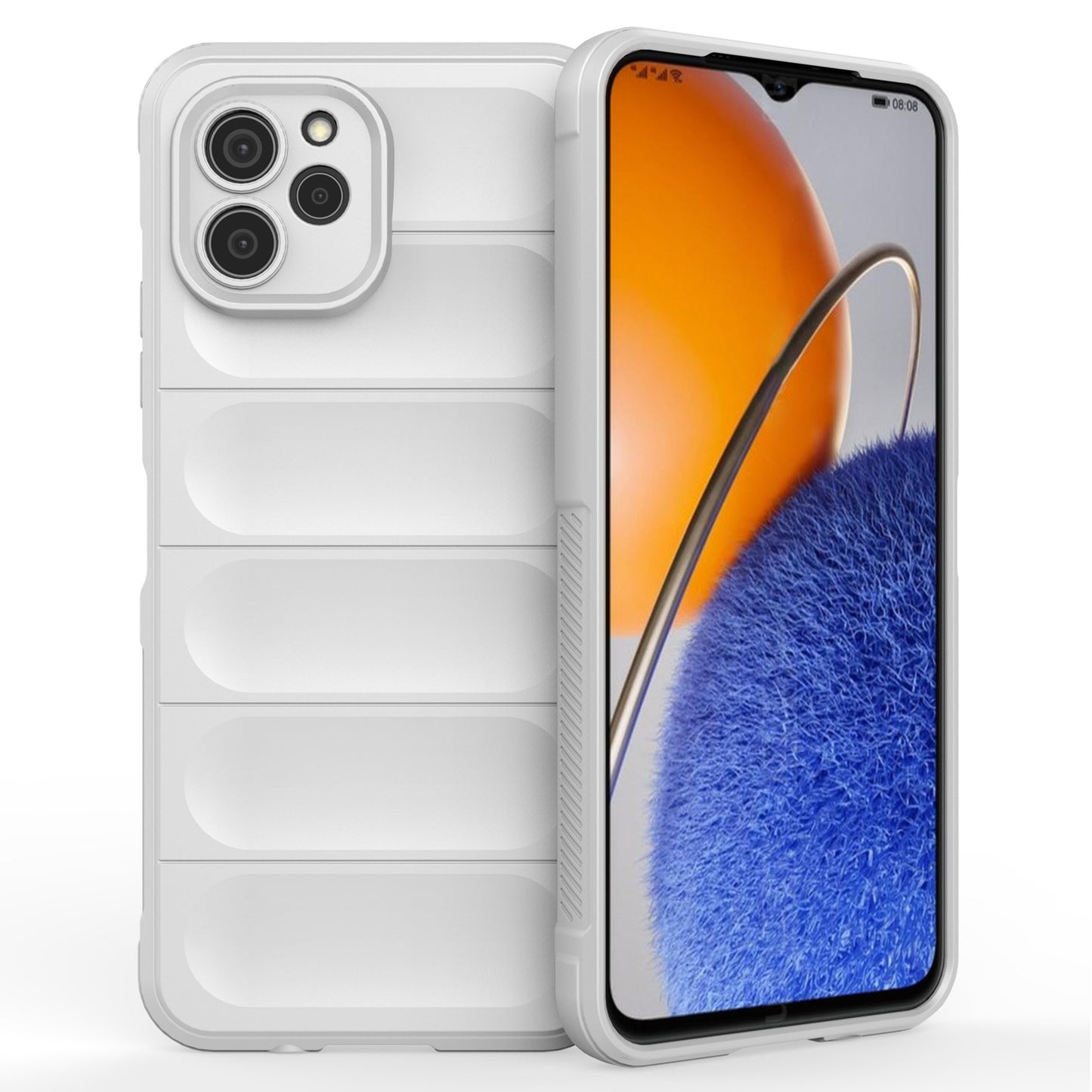 For Huawei nova Y61 4G Drop-proof Back Cover Flexible TPU Anti-scratch Protective Case