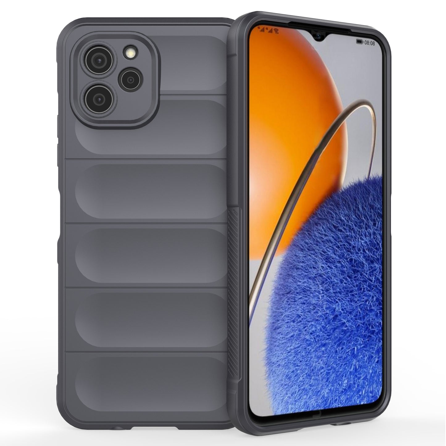 For Huawei nova Y61 4G Drop-proof Back Cover Flexible TPU Anti-scratch Protective Case