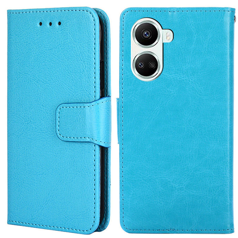 For Huawei nova 10 SE 4G Flip Book Stand PU Leather Cover Wallet Style Magnetic Protective Phone Case